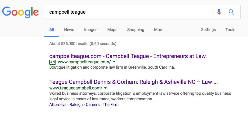 campbell teague paid ad